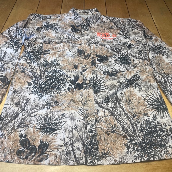 Game Guard Camouflage Button Down Shirt Vented Long Sleeve EXCELLENT CONDITION - Picture 1 of 15